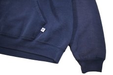 画像3: Used Russell Athletic Blank Sweat Hoodie Navy (3)