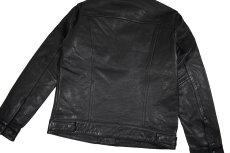 画像6: Deadstock Levi's Leather Trucker Jacket Black リーバイス (6)