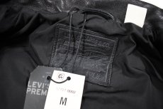 画像4: Deadstock Levi's Leather Trucker Jacket Black リーバイス (4)