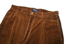 画像2: Used Polo Ralph Lauren Corduroy Pants Brown made in USA ラルフローレン (2)