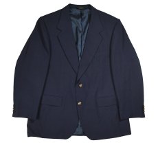 画像1: Used Farah Clothing Co Blazer Navy (1)