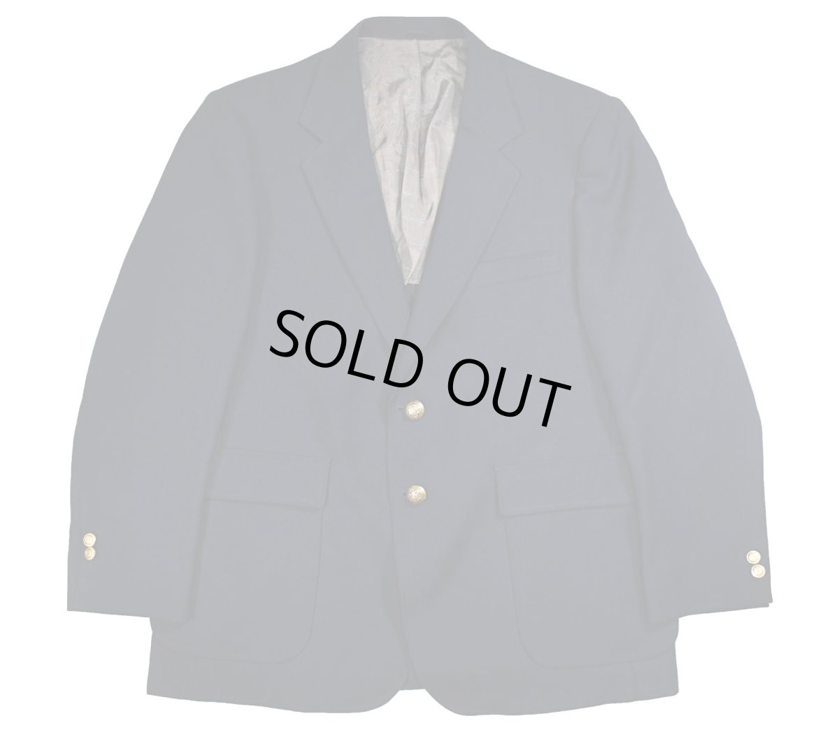 画像1: Used Sears Blazer Navy (1)