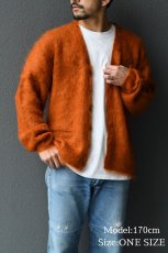 画像5: A.R.P.  Premium Mohair Cardigan W/Pocket Orange (5)