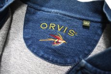 画像4: Used Orvis Sweat Jacket Indigo  (4)