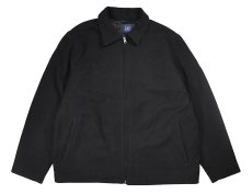 画像1: Used Gap Wool Sport Jacket Black (1)