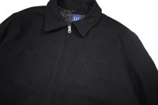 画像2: Used Gap Wool Sport Jacket Black (2)