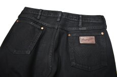 画像4: Used Wrangler Coating Denim Pants Cut Off (4)