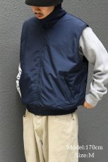 画像5: Deadstock Tri Mountain Shelled Fleece Vest #8400 Navy (5)