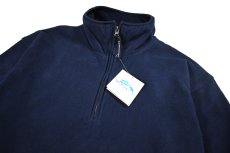 画像2: Deadstock Tri Mountain Pullover Fleece Jacket #7100 Navy (2)