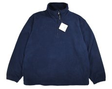 画像1: Deadstock Tri Mountain Pullover Fleece Jacket #7100 Navy (1)