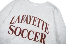 画像2: 90s Used Champion Reverse Weave Sweat Shirt "Lafayette Soccer" made in USA (2)