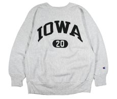 画像1: 90s Used Champion Reverse Weave Sweat Shirt "Iowa" made in USA (1)