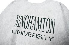 画像2: 90s Used Champion Reverse Weave Sweat Shirt "Binghamton University" made in USA (2)