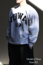 画像5: 90s Used Champion Reverse Weave Sweat Shirt "Iowa" made in USA (5)