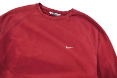 画像2: Used Nike "Bleach&Sun Fade" Raglan Sleeve Sweat Shirt (2)