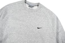 画像2: Deadstock Nike Raglan Sleeve Sweat Shirt Grey (2)