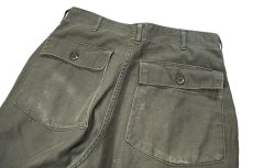 画像4: Used Us Army Cotton Sateen OG-107 Baker Pants  (4)