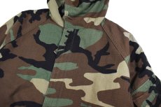 画像2: Used Us Army Chemical Protective Coat Woodland Camo (2)