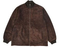 画像1: Used Old Navy Suede Jacket Brown (1)