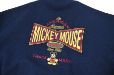 画像7: Used Melton Varsity Jacket "Mickey Mouse" made in USA (7)