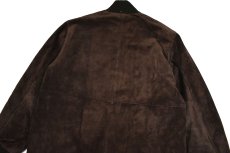 画像6: Used Old Navy Suede Jacket Brown (6)