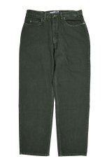 画像1: Used Gap Loose Fit Denim Pants Green (1)