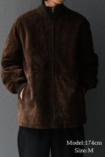 画像7: Used Old Navy Suede Jacket Brown (7)