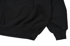 画像3: Deadstock Wek Clothing Sweat Polo Over Dye Black made in USA (3)