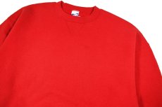 画像2: Used Russell Athletic Blank Sweat Shirt Red made in USA (2)