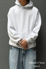 画像5: Used Russell Athletic Blank Sweat Hoodie Ash made in USA (5)