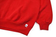 画像3: Used Russell Athletic Blank Sweat Shirt Red made in USA (3)