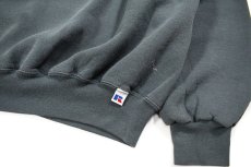 画像3: Used Russell Athletic Blank Sweat Shirt Moss (3)