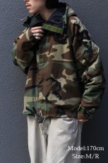 画像10: Used Us Army Chemical Protective Coat Woodland Camo (10)