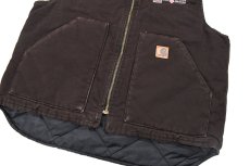 画像3: Used Carhartt Duck Vest Dark Brown "Superior" made in USA (3)