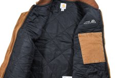 画像5: Deadstock Carhartt Duck Vest Brown "Martin Marietta" (5)