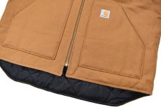 画像3: Deadstock Carhartt Duck Vest Brown "Southeastern" (3)