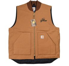 画像1: Deadstock Carhartt Duck Vest Brown "Southeastern" (1)