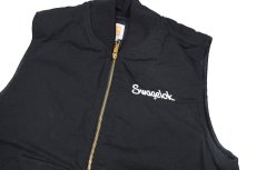 画像2: Used Carhartt Duck Vest Black "Swagelok" (2)