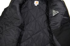 画像5: Deadstock Carhartt Duck Vest Black "RAHR" (5)