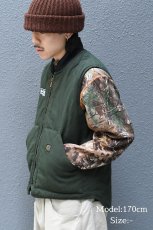 画像6: Used Carhartt Duck Vest Green "Bernard" (6)