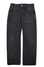 画像1: Used Levi's 501 Denim Pants Black リーバイス (1)