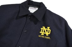 画像2: Deadstock DeLong Melton Varsity Jacket "Notre Dame" made in USA (2)