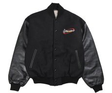 画像1: Deadstock Melton/Leather Varsity Jacket "The Winning Team" made in USA (1)