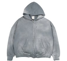 画像1: MOOJI MOOJI US Oversize Zip Up Hoodie Aged Grey (1)