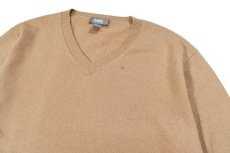 画像2: Used Cashmere V-Neck Knit Sweater (2)