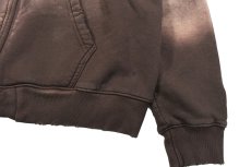 画像3: MOOJI MOOJI US Oversize Zip Up Hoodie Aged Brown (3)