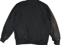 画像6: Used Carhartt Quarter Zip Sweat Hoodie Fade Black (6)