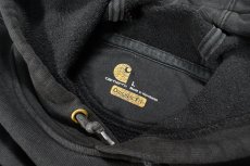 画像5: Used Carhartt Pullover Sweat Hoodie Black (5)