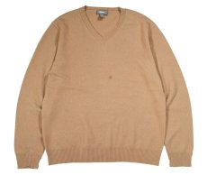 画像1: Used Cashmere V-Neck Knit Sweater (1)