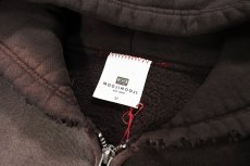 画像4: MOOJI MOOJI US Oversize Zip Up Hoodie Aged Brown (4)